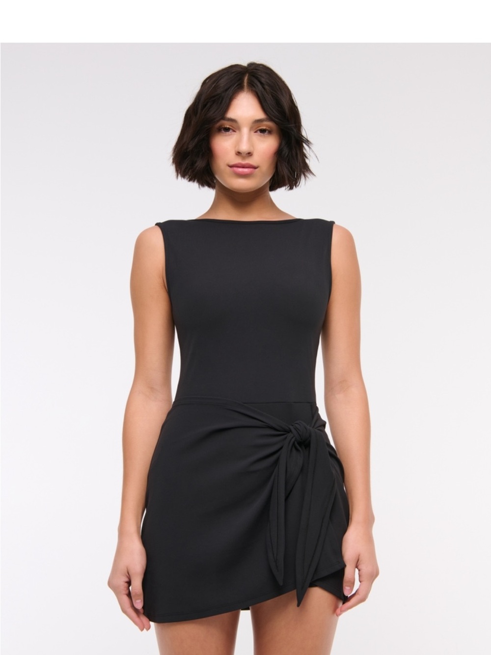 Abercrombie & Fitch Black Tie Athletic Dress